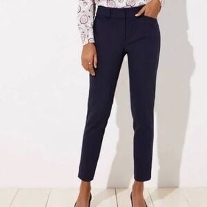 LOFT Navy Ankle Pants